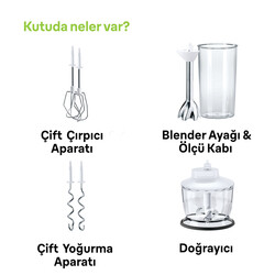 BRAUN HM5137WH EL MIKSERİ - Thumbnail