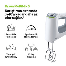 BRAUN HM5137WH EL MIKSERİ - Thumbnail