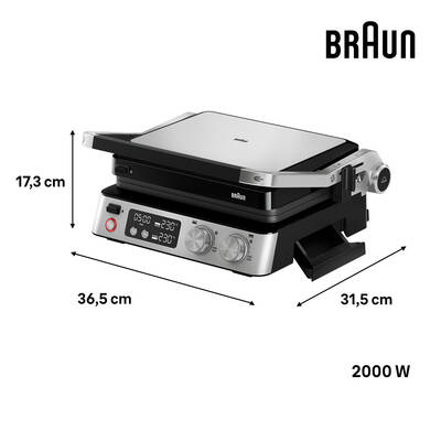 BRAUN MULTIGRILL 7 CG7040 IZGARA&TOST - 3