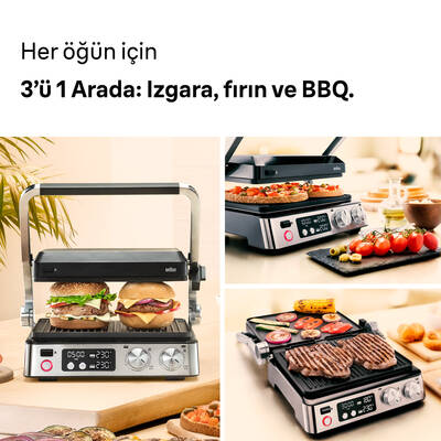 BRAUN MULTIGRILL 7 CG7040 IZGARA&TOST - 4