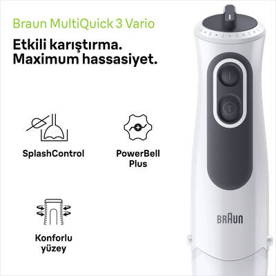 BRAUN MULTIQUICK 3 EL BLENDER MQ3105WH - 3
