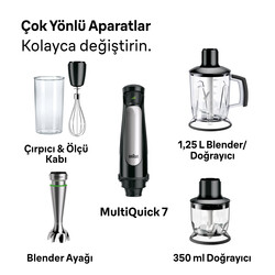 Multiquick 7, MQ7045X El Blender Seti - Thumbnail