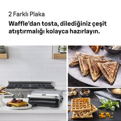 Snackmaker 5, SM5005 5 Tost ve Sandviç Makinesi Silver - Thumbnail