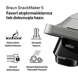 SNACKMAKER 5 SM5006 SILVER TOST M. - Thumbnail
