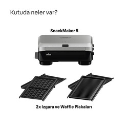 SNACKMAKER 5 SM5006 SILVER TOST M. - Thumbnail